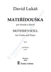 David Lukáš: Mateřídouška pro housle a klavír - galerie 1