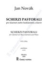 Jan Novák: Scherzi pastorali pro klarinet (nebo basklarinet) a klavír - galerie 1