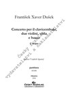 František Xaver Dušek: Concerto per il clavicembalo, due violini, viola e basso in C - galerie 1