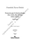 František Xaver Dušek: Concerto per il clavicembalo, due corni, due violini, viola e basso in Es - galerie 1