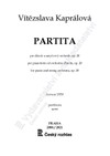 Vítězslava Kaprálová: Partita pro klavír a smyčcový orchestr, op. 20 - galerie 1