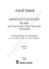 Adolf Míšek: Smyčcový kvintet Es dur - galerie 1