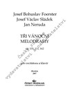 Josef Bohuslav Foerster: Tři vánoční melodramy - galerie 1