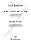 Leoš Janáček: Varhanní skladby - galerie 1