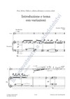 Jaroslav Pelikán: Introduzione e tema con variazioni per flauto e pianoforte - galerie 2