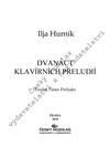 Ilja Hurník: Dvanáct klavírních preludií - galerie 1