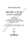 Otomar Kvěch: Bouře a klid, melodram na verše Emy Destinnové - galerie 1
