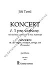 Jiří Teml: Koncert č. 1 pro varhany, tři trubky, smyčce a bicí nástroje - galerie 1