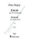 Petr Hejný: Žalm pro tři violoncella - galerie 1