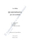 Ivo Bláha: Quasi sonata per clavicembalo - galerie 1