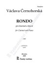Václava Černohorská: Rondo pro klarinet a klavír - galerie 1
