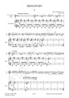 Sláva Vorlová: Miniatury pro basklarinet (nebo fagot) a klavír, op. 55 - galerie 3