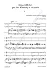 František Xaver Pokorný: Koncert B dur pro dva klarinety a orchestr / klavírní výtah (ed. J. Fuksa a E. Drápela) - galerie 2