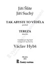 Jiří Šlitr, Jiří Suchý / arr. Václav Hybš: Tak abyste to věděla, Tereza - galerie 1