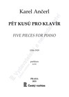 Karel Ančerl: Pět kusů pro klavír - galerie 1