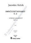 Jaroslav Krček: Smyčcový kvartet č. 2 - galerie 1