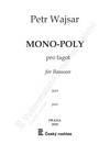 Petr Wajsar: Mono-Poly pro fagot - galerie 1
