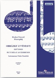 Noty M. P. Musorgskij (instr. V Smetáček): Obrázky z výstavy