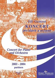 Noty Jiří Gemrot: Koncert pro klavír a orchestr