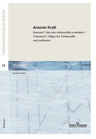 Noty Antonín Kraft / Jakub Michl (ed.): Koncert C dur pro violoncello a orchestr, op. 4