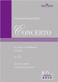 Noty František Domažlický: Koncert pro tubu a smyčce, op. 53 / klavírní výtah