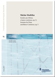 Noty Václav Vodička: Sonáty pro flétnu a basso continuo, op. 3