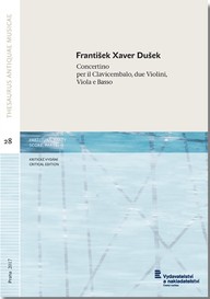 Noty František Xaver Dušek: Concertino per il clavicembalo, due violini, viola e basso in G