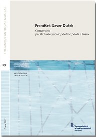 Noty František Xaver Dušek: Concertino per il clavicembalo, violino, viola e basso in G