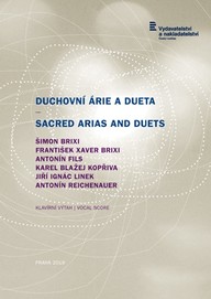 Noty Duchovní árie a dueta (ed. Jiří Kotouč)
