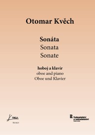 Noty Otomar Kvěch: Sonáta pro hoboj a klavír