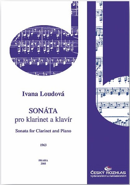 Noty Ivana Loudová: Sonáta pro klarinet a klavír