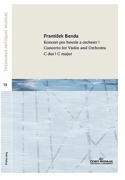 Noty František Benda: Koncert pro housle a orchestr C dur