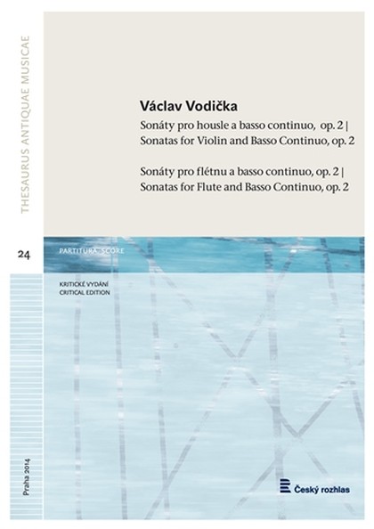 Noty Václav Vodička: Sonáty pro housle (flétnu) a basso continuo op. 2