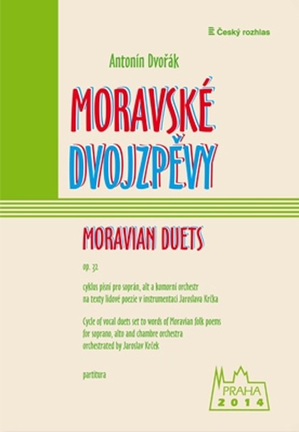Noty Jaroslav Krček: Moravské dvojzpěvy