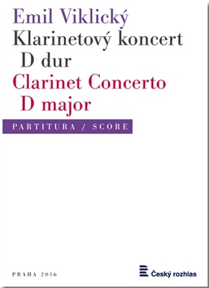 Noty Emil Viklický: Klarinetový koncert D dur
