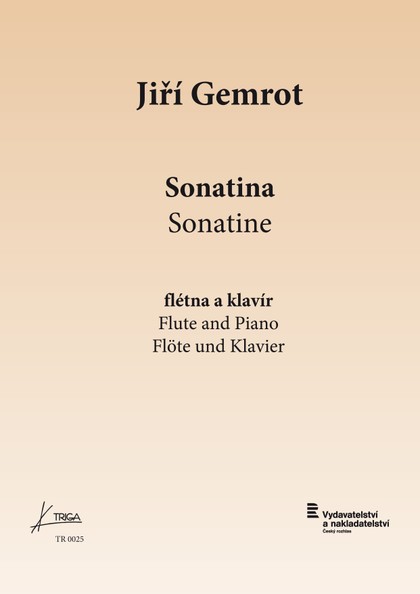 Noty Jiří Gemrot: Sonatina pro flétnu a klavír