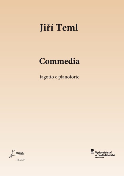 Noty Jiří Teml: Commedia pro fagot a klavír