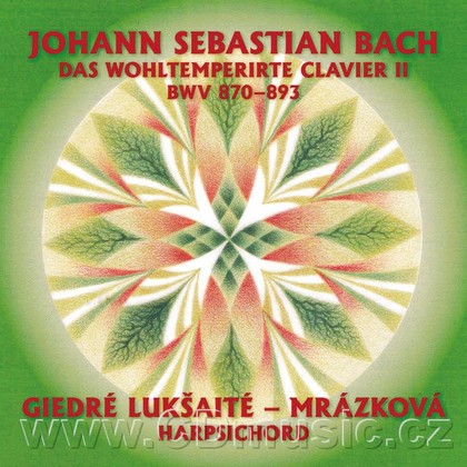 Hudba Bach J.S. Das Wohltemperirte Clavier II / G.Lukšaité-Mrázková harpsichord (2CD)