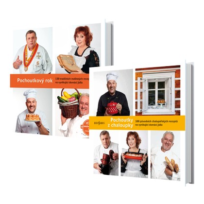 Kniha Pochoutkový rok 1 + Pochoutky z chaloupky
