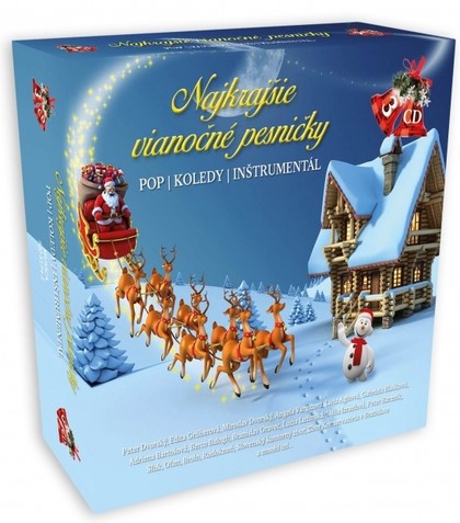 Hudba Najkrajšie vianočné pesničky - 3 CD - POP/ KOLEDY/ INŠTRUMENTÁL