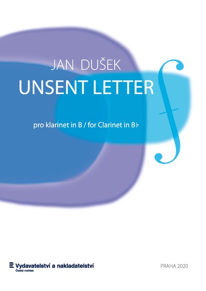 Noty Jan Dušek: Unsent Letter pro klarinet