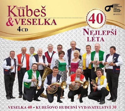 Hudba Kubeš Ladislav & Veselka: 40 Nejlepší léta - 4CD