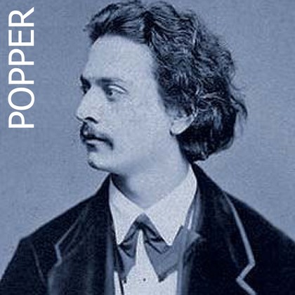 Hudba Paganini violoncella David Popper