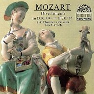 Hudba Mozart: Divertimenta
