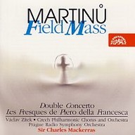Hudba Martinů: Polní mše, Dvojkoncert, Fresky Piera della Francesca
