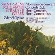 Hudba Weber, Strauss, Saint-Saëns, Schumann: Concertino e moll, Koncert c moll, Morceau de concert, Koncertní skladba
