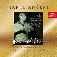 Hudba Ančerl Gold Edition 42. Liszt: Preludia - Bárta: Koncert pro violu - Šostakovič: Koncert pro violoncello