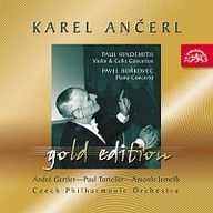 Hudba Ančerl Gold Edition 30. Hindemith: Koncert pro housle a orch., Koncert pro violoncello a orch. - Bořkovec: Koncert pro klavír a orch.