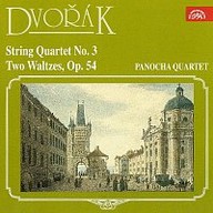 Hudba Dvořák: Smyčcový kvartet č. 3, Dva valčíky, op. 54
