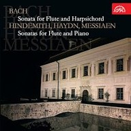 Hudba Bach: Sonáta pro flétnu a cembalo - Hindemith, Haydn, Messiaen: Sonáty pro flétnu a klavír